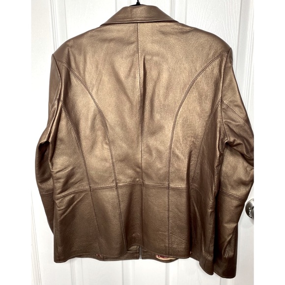 Wilson's Leather Maxima Winter Women's Jacket Copper Metallic - Picture 5 of 17
